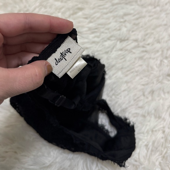 Daytrip Black Bralette Buckle Bralette Black Lace Bralette - Picture 4 of 4